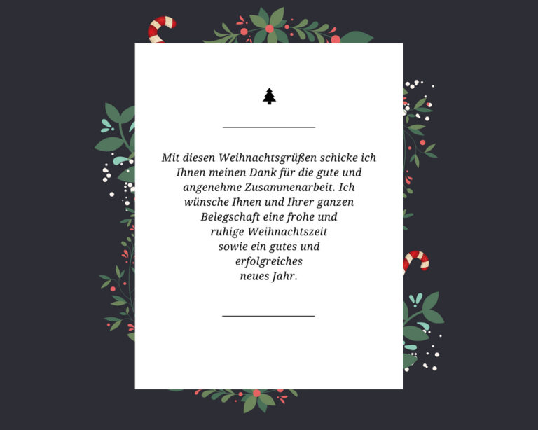 Geschäftliche Weihnachtsgrüße Texte, Sprüche & Inspiration